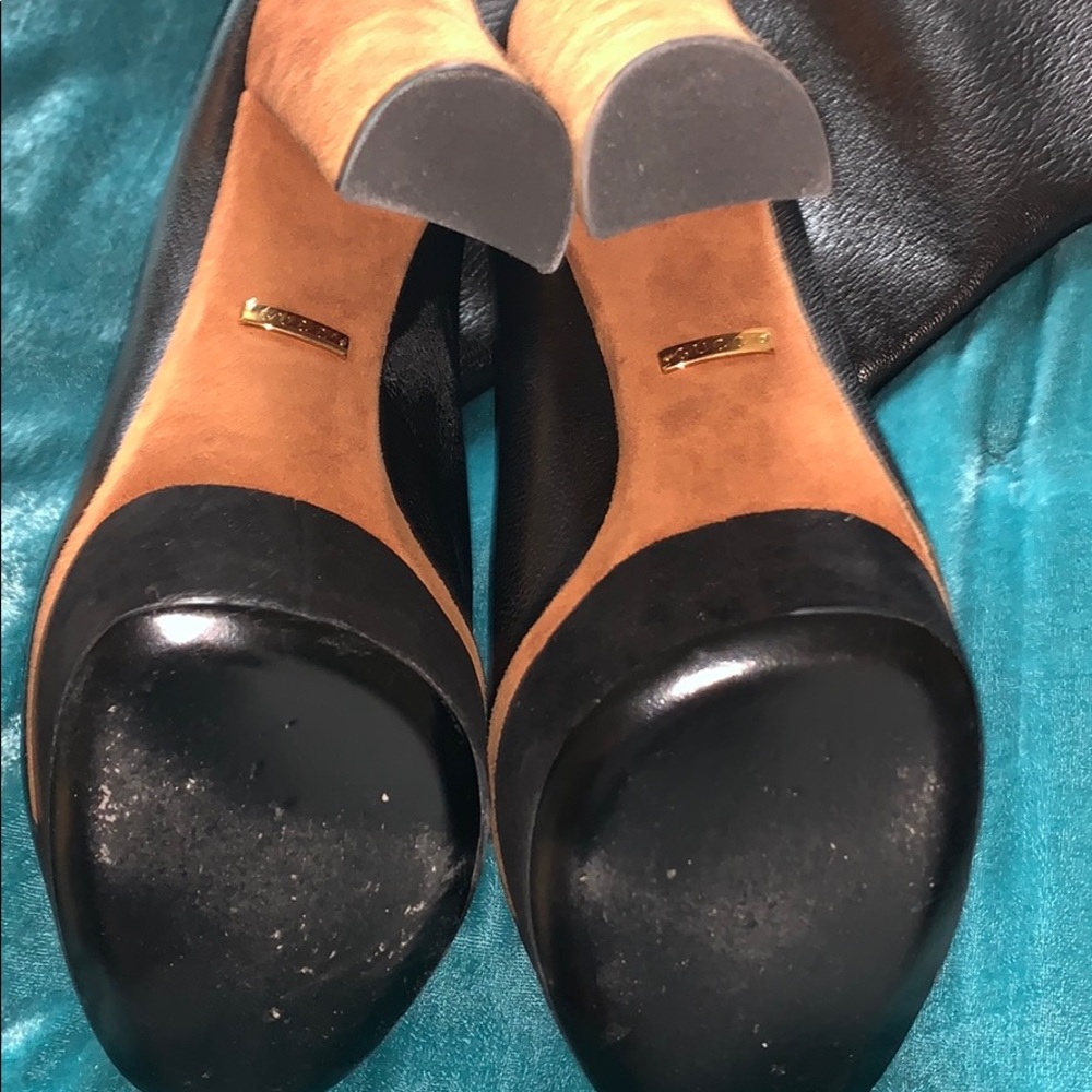 Gucci leather suede bottom tall boots - Picture 2 of 7